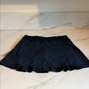 Navy blue lululemon pleated tennis skirt